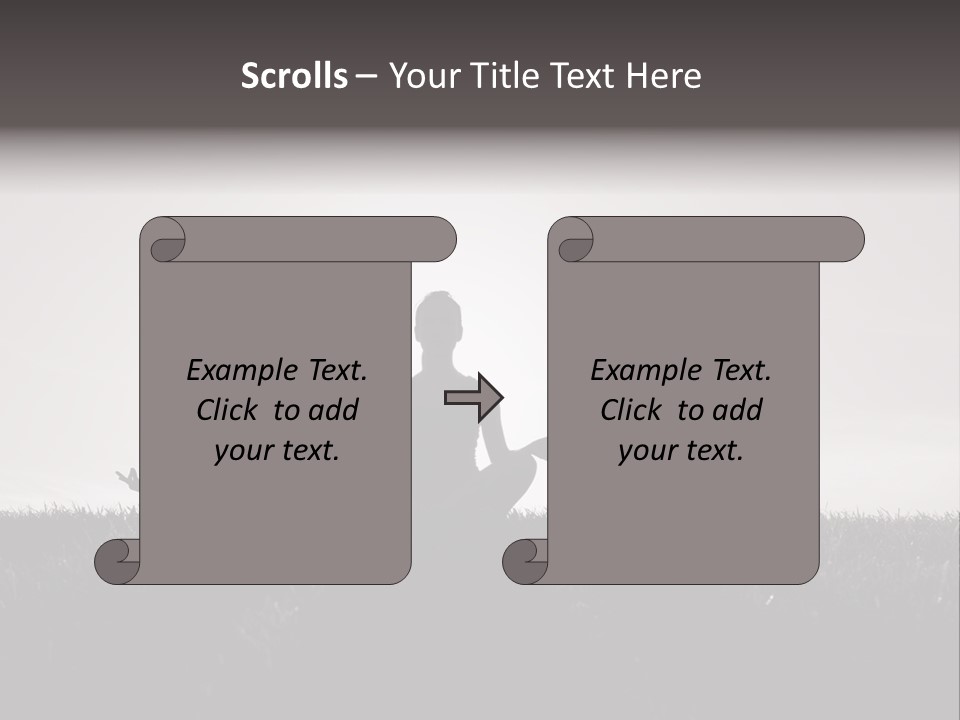 Concentration Practicing Symbol PowerPoint Template