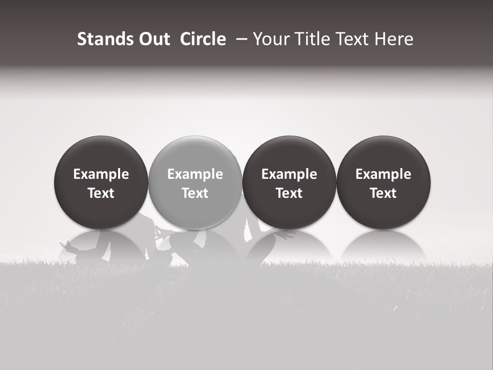 Concentration Practicing Symbol PowerPoint Template