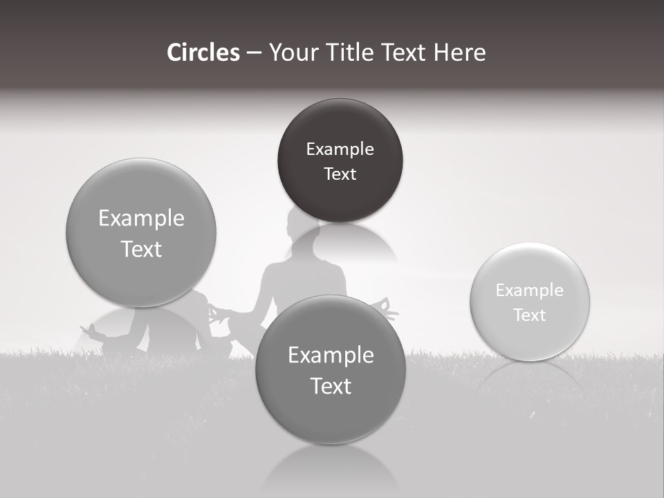 Concentration Practicing Symbol PowerPoint Template