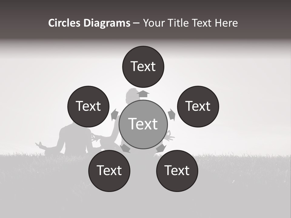 Concentration Practicing Symbol PowerPoint Template