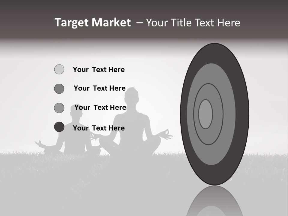 Concentration Practicing Symbol PowerPoint Template