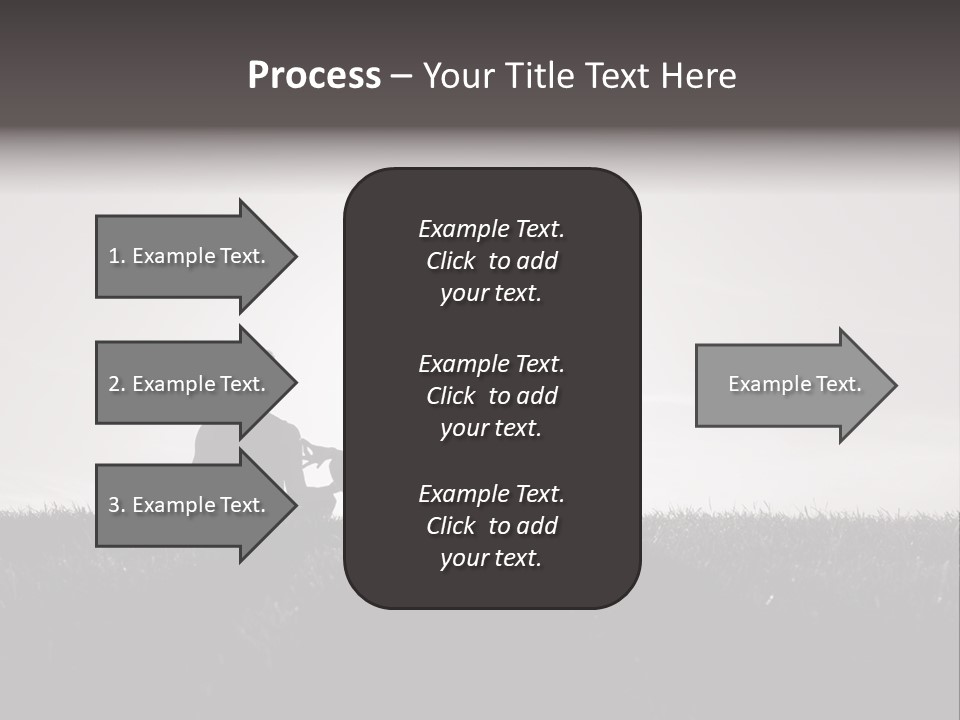 Concentration Practicing Symbol PowerPoint Template