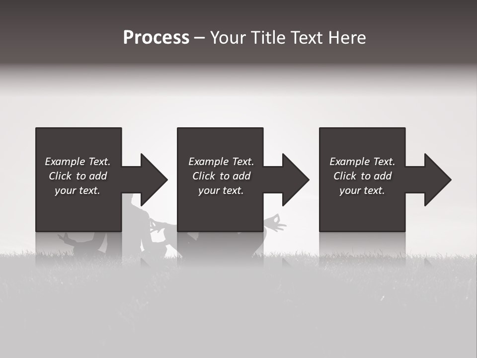 Concentration Practicing Symbol PowerPoint Template