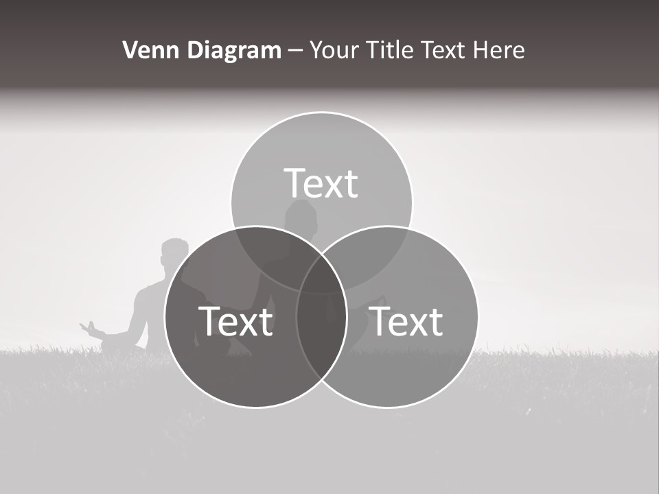 Concentration Practicing Symbol PowerPoint Template