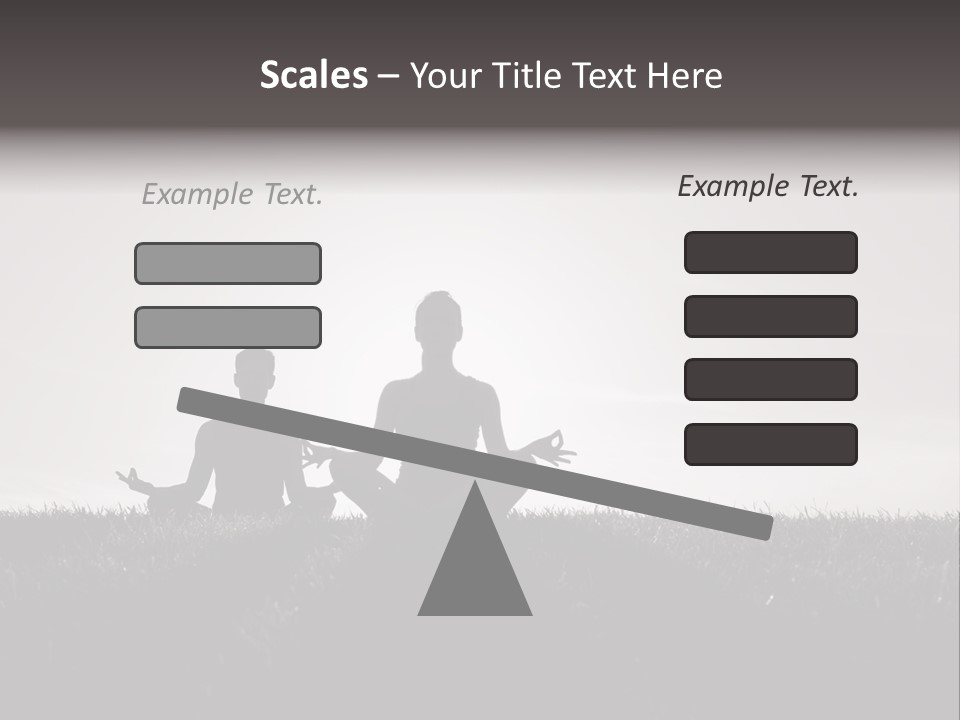 Concentration Practicing Symbol PowerPoint Template