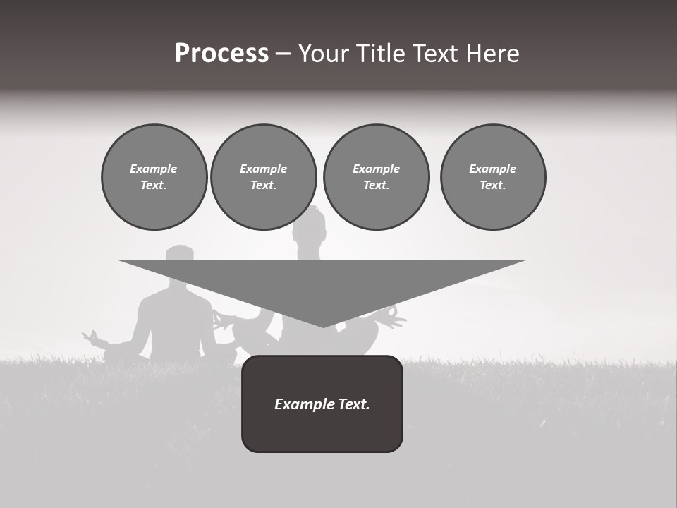Concentration Practicing Symbol PowerPoint Template