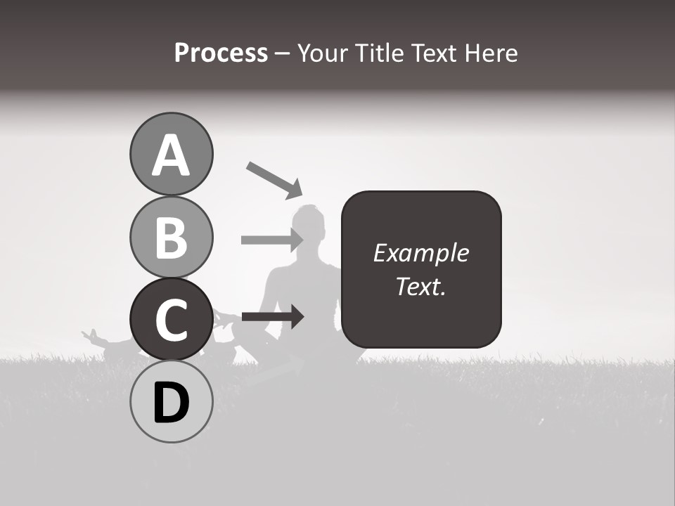 Concentration Practicing Symbol PowerPoint Template