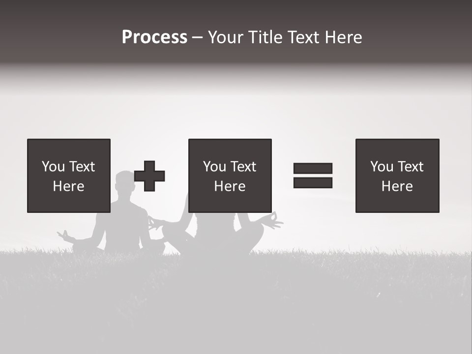 Concentration Practicing Symbol PowerPoint Template