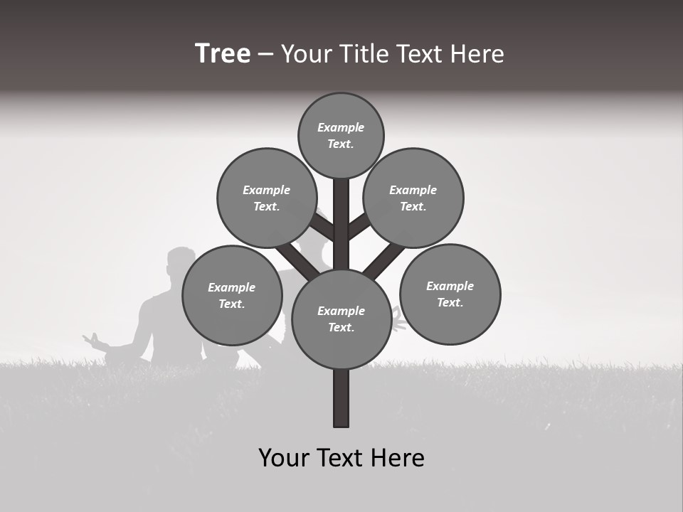 Concentration Practicing Symbol PowerPoint Template