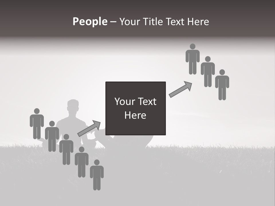 Concentration Practicing Symbol PowerPoint Template