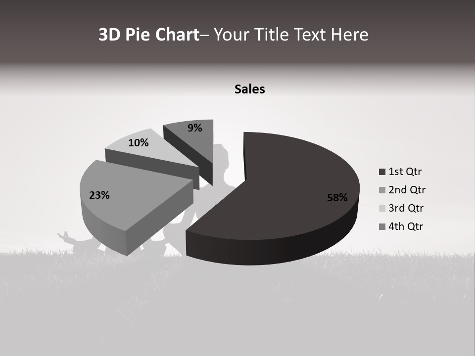 Concentration Practicing Symbol PowerPoint Template