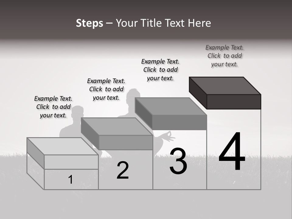 Concentration Practicing Symbol PowerPoint Template