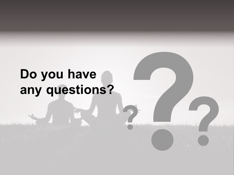 Concentration Practicing Symbol PowerPoint Template