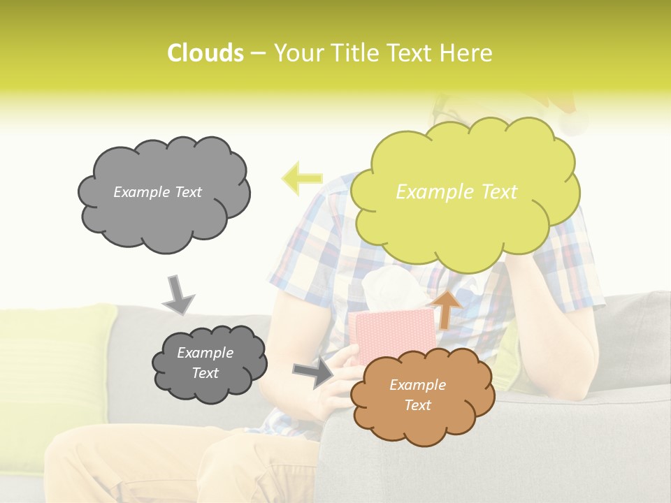 Cry Christmas Background PowerPoint Template