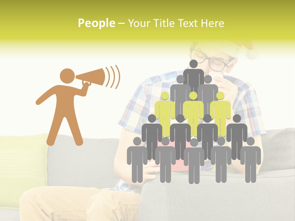 Cry Christmas Background PowerPoint Template