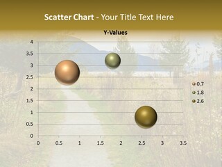 Scenery Gold Hike PowerPoint Template