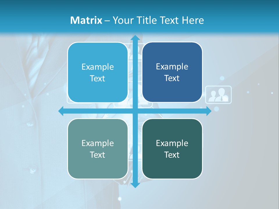 Interaction Male Push PowerPoint Template