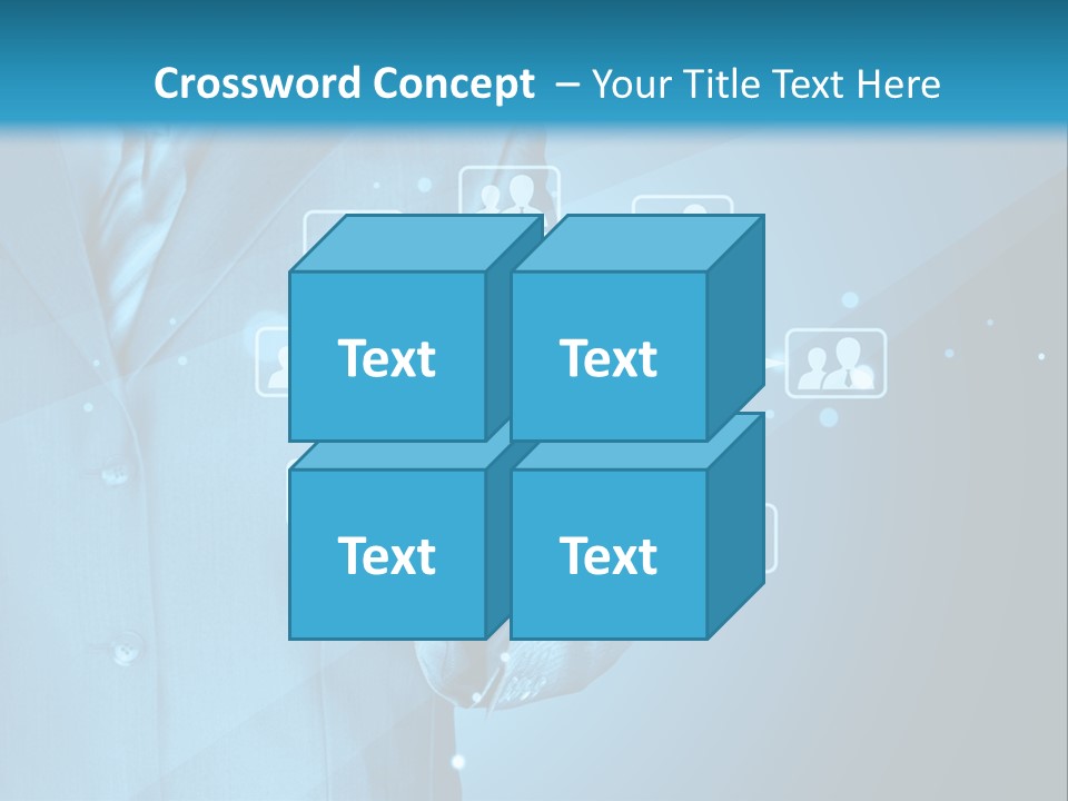Interaction Male Push PowerPoint Template