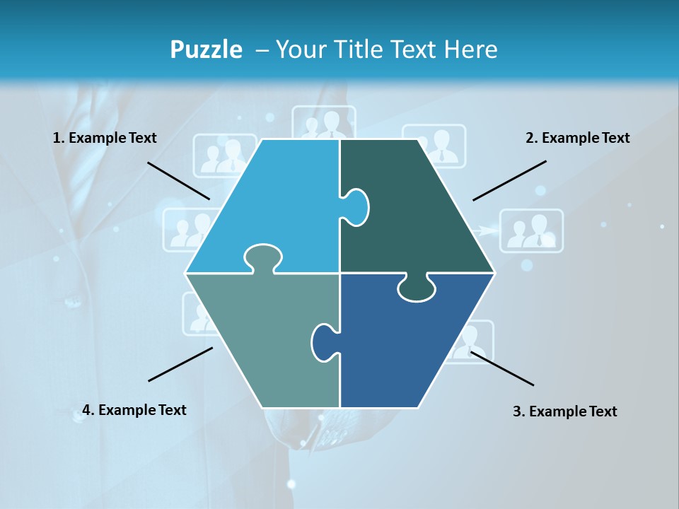 Interaction Male Push PowerPoint Template