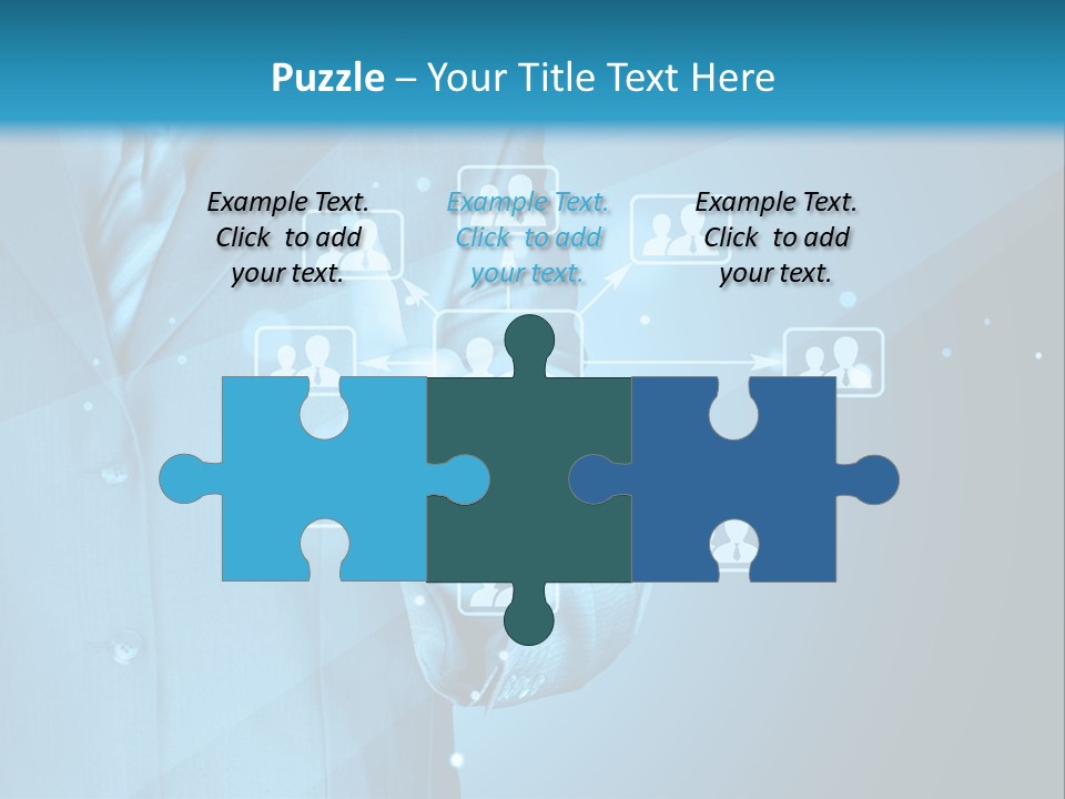 Interaction Male Push PowerPoint Template