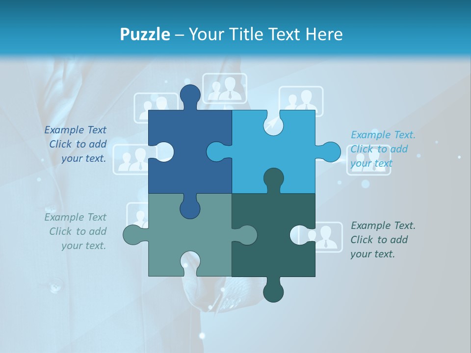 Interaction Male Push PowerPoint Template