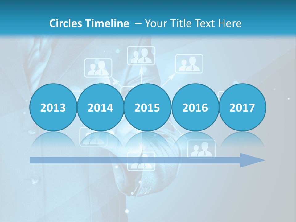 Interaction Male Push PowerPoint Template