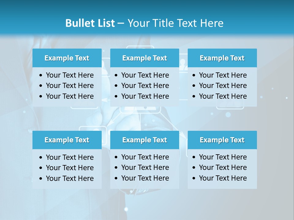 Interaction Male Push PowerPoint Template