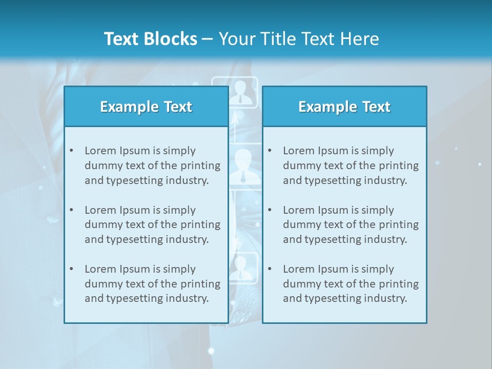Interaction Male Push PowerPoint Template