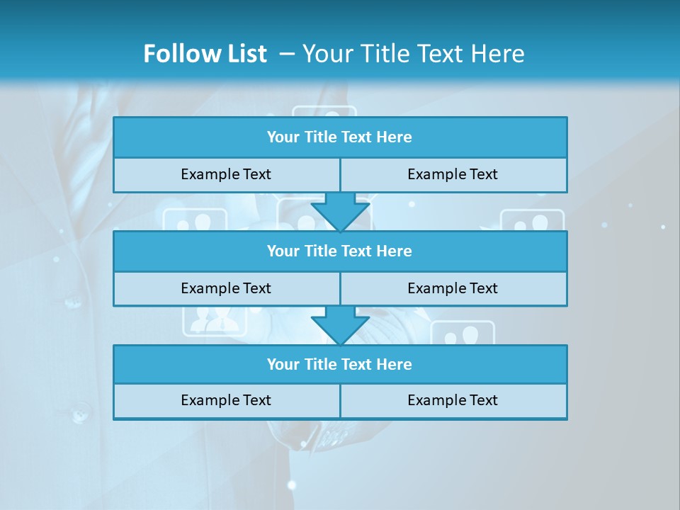 Interaction Male Push PowerPoint Template