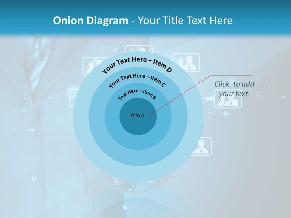 Interaction Male Push PowerPoint Template