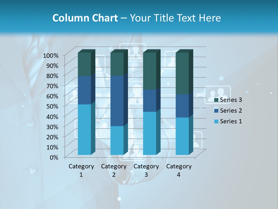 Interaction Male Push PowerPoint Template