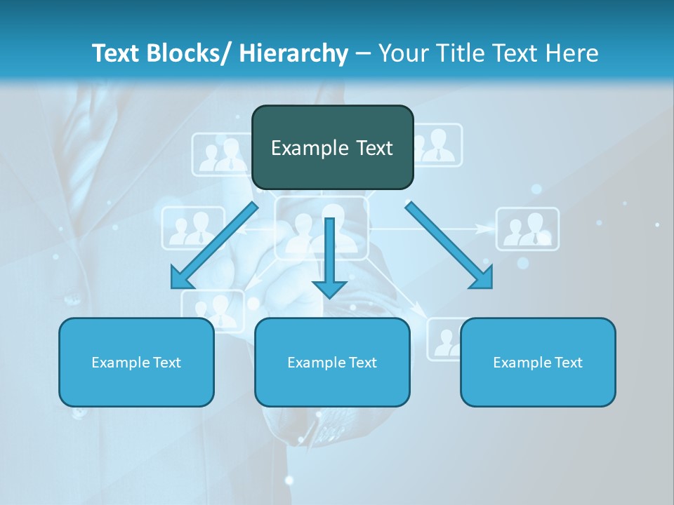 Interaction Male Push PowerPoint Template