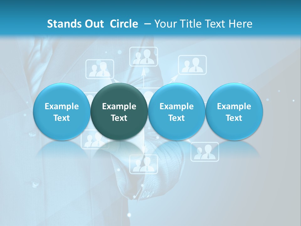 Interaction Male Push PowerPoint Template