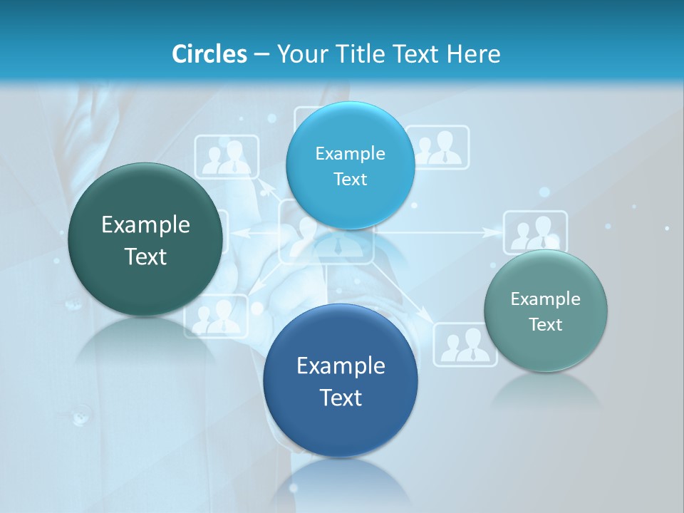 Interaction Male Push PowerPoint Template