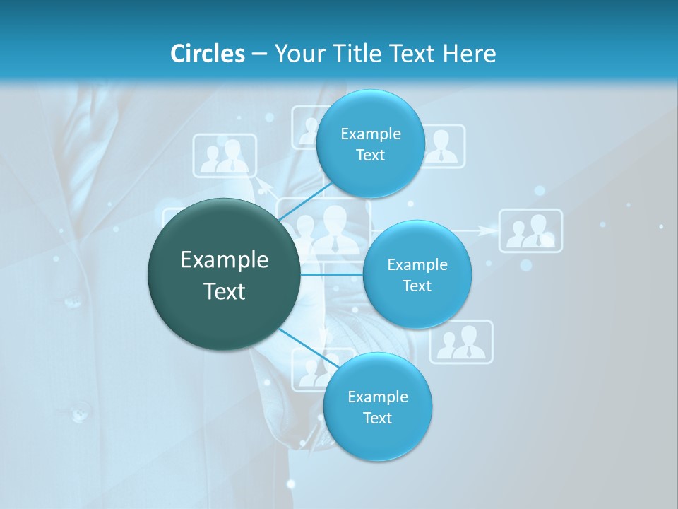 Interaction Male Push PowerPoint Template