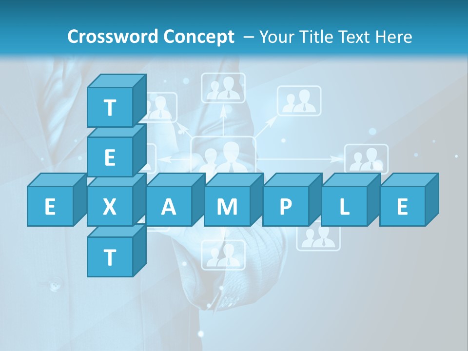 Interaction Male Push PowerPoint Template