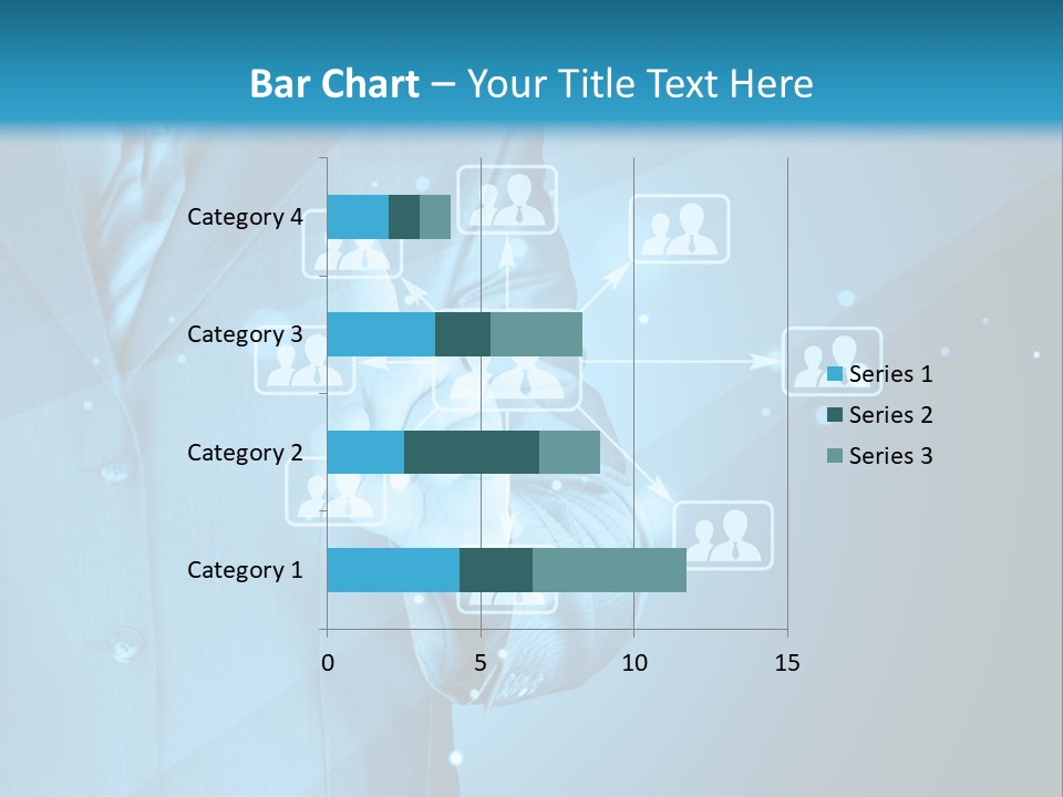 Interaction Male Push PowerPoint Template
