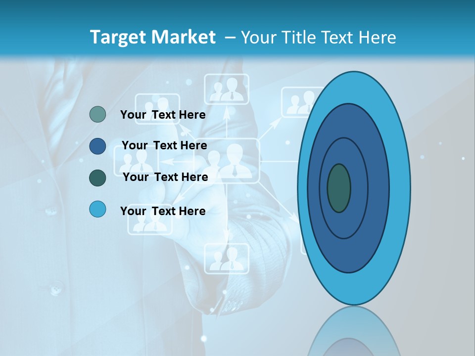 Interaction Male Push PowerPoint Template