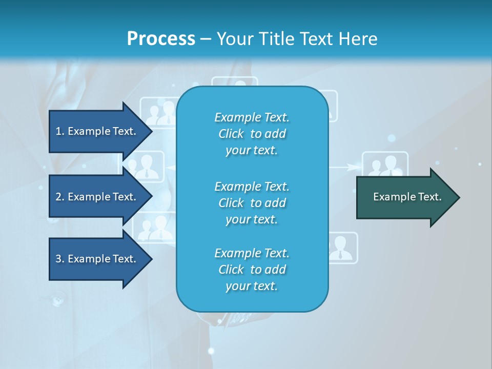 Interaction Male Push PowerPoint Template