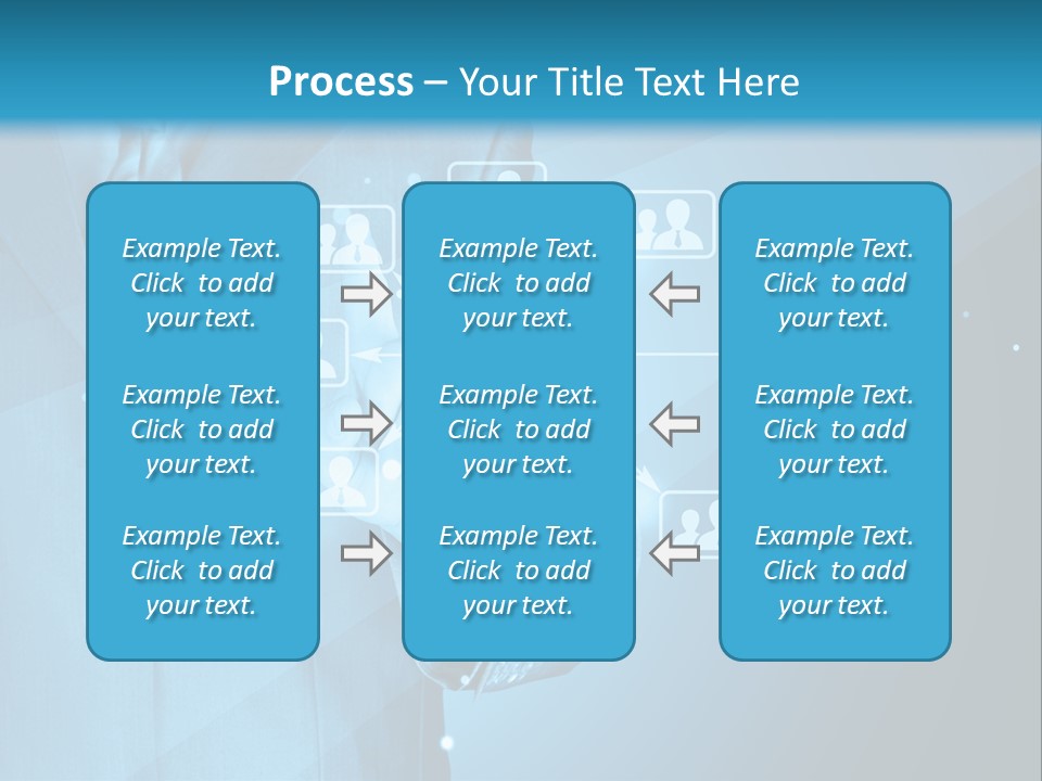 Interaction Male Push PowerPoint Template