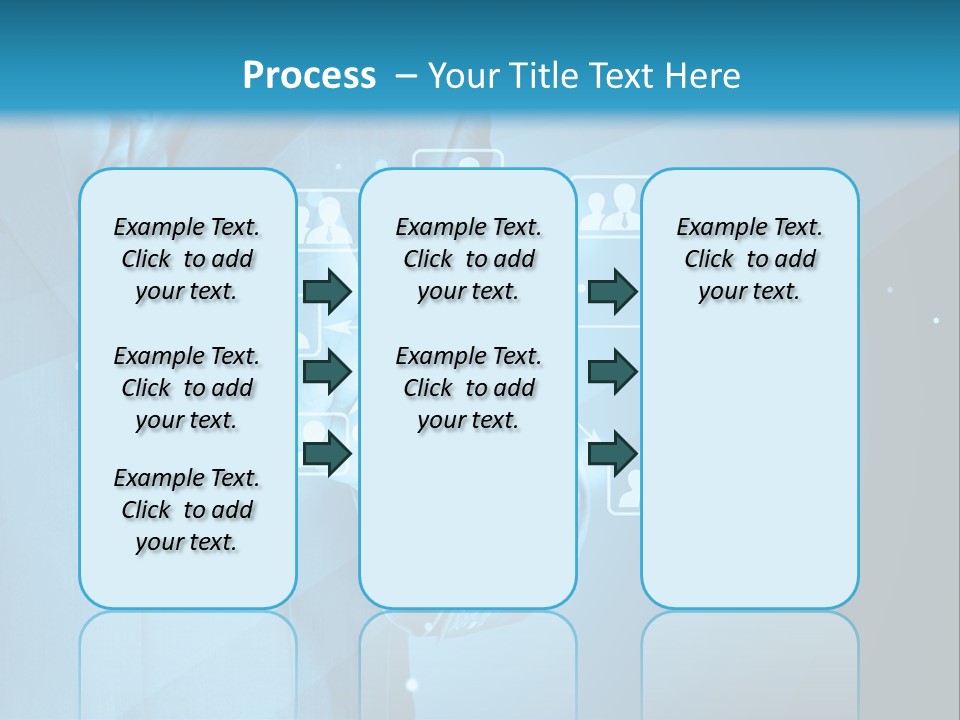 Interaction Male Push PowerPoint Template