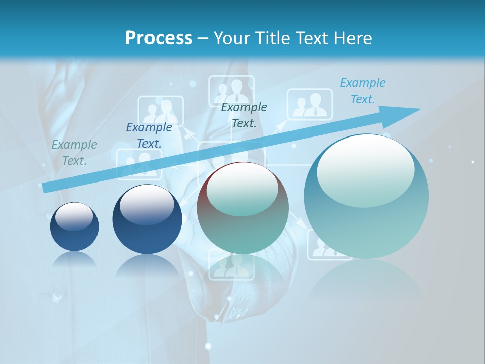 Interaction Male Push PowerPoint Template