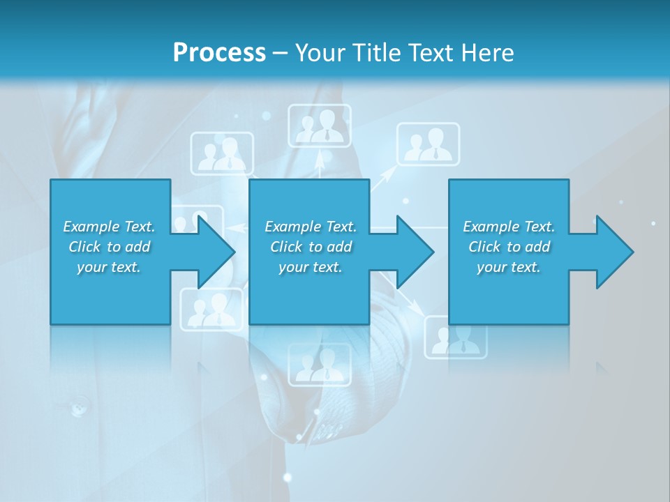 Interaction Male Push PowerPoint Template