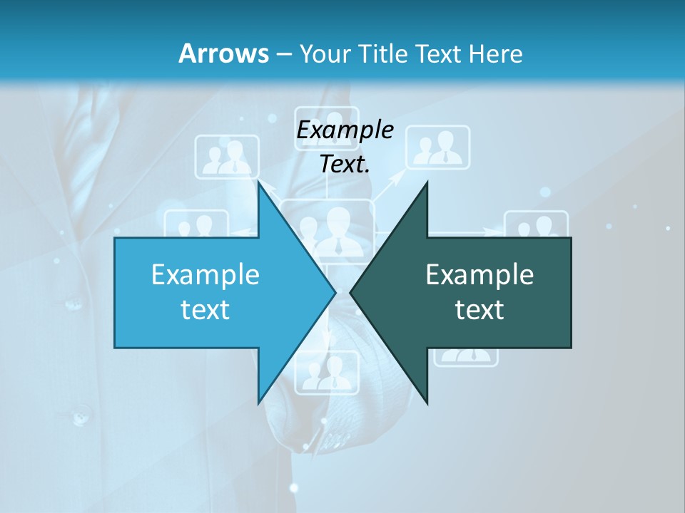 Interaction Male Push PowerPoint Template