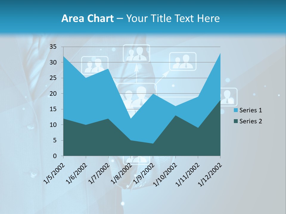 Interaction Male Push PowerPoint Template