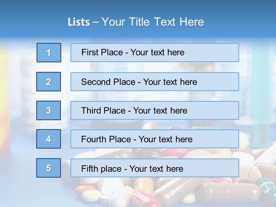 Concept Healthcare Closeup PowerPoint Template