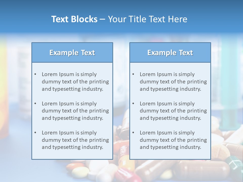 Concept Healthcare Closeup PowerPoint Template