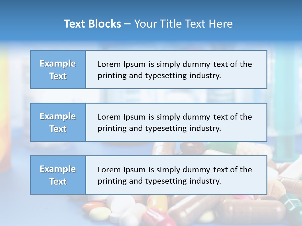 Concept Healthcare Closeup PowerPoint Template
