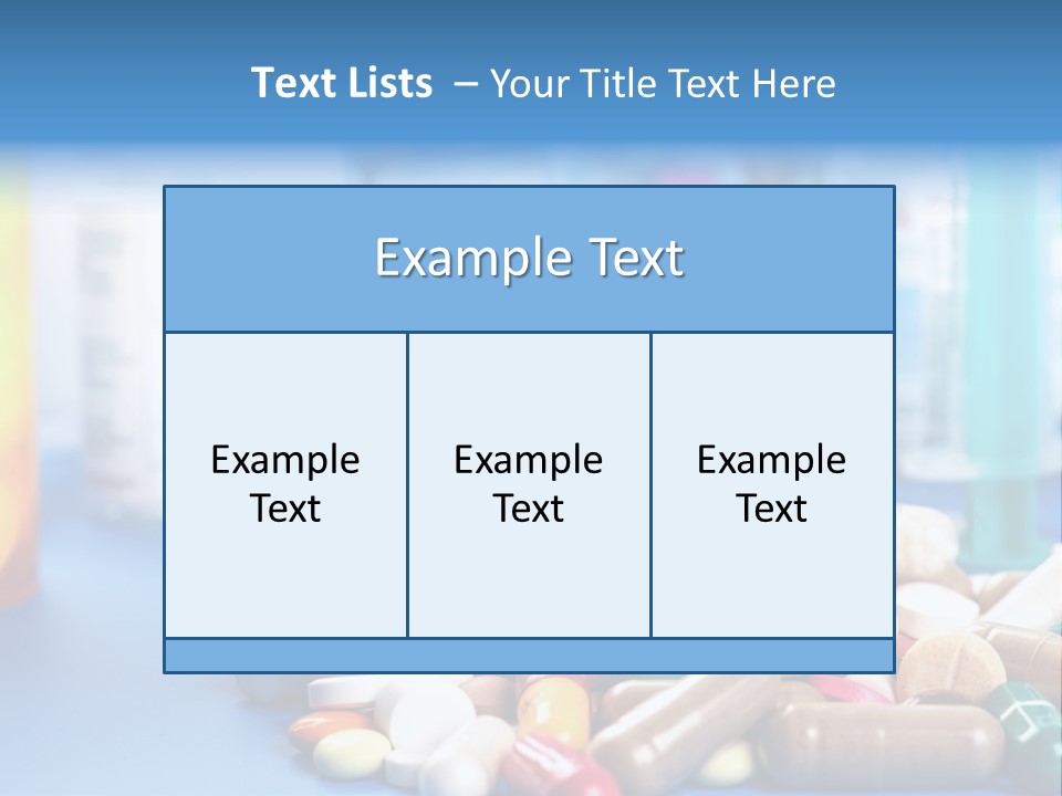 Concept Healthcare Closeup PowerPoint Template