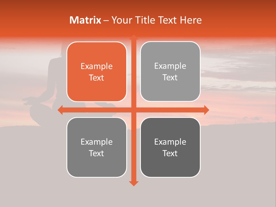 Girl Background Calm PowerPoint Template